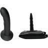Страпон на эластичных ремнях Ultra Harness Karin Dildo - 16,8 см.