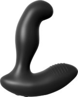 Черный массажер простаты Electro Stim Prostate Vibe с электростимуляцией - 13,3 см.