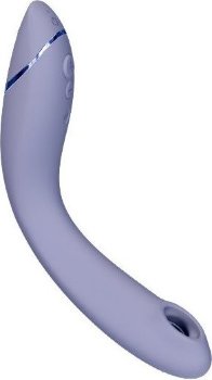 Сиреневый стимулятор G-точки Womanizer OG c технологией Pleasure Air и вибрацией - 17,7 см.