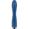 Синий вибратор-кролик с ротацией Spinning Rabbit 1 - 20 см.