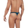 Синие мужские трусы-тонги с пряжками Flashing Thong