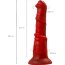 Силиконовый вибратор Monster Rex - 24,5 см. - Силиконовый вибратор Monster Rex - 24,5 см.