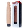 Телесный вибратор Real Skin - 23 см.