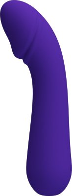 Фиолетовый силиконовый вибратор Cetus для G-точки - 15 см. Длина: 15 см. Диаметр: 3.5 см. Супермягкий силиконовый вибратор для зоны G с невероятной функциональностью и чувственными контурами - Cetus! Разнообразные режимы (12 на выбор), бархатистая текстура и изогнутый дизайн создают плавный переход и быстрый скачок к состоянию эйфории. Этот вибратор премиум-класса изготовлен из мягкого и бархатистого на ощупь силикона. Эта игрушка также сгибается и движется вместе с вами, позволяя достигать самых труднодоступных эрогенных зон. Страна: Китай. Материал: силикон. Батарейки: встроенный аккумулятор.