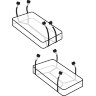 Фиксаторы для кровати Wraparound Mattress Restraints