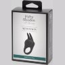 Черное эрекционное виброкольцо Sensation Rechargeable Vibrating Rabbit Love Ring