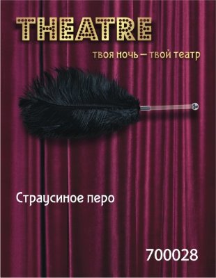 Чёрное страусовое пёрышко Длина: 4 см. Нежное страусиное перо — щекоталка высшего уровня. Ведь это один из лучших девайсов, вызывающих сексуальное желание. Игры с пером не имеют ограничений по применению. И уговаривать на их использование не придётся: партнёр точно оценит такое пикантное дополнение перед бурным сексом. Страна: Китай. Материал: пластик.