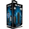 Черная анальная вибропробка Mr.Play с пультом - 11 см.