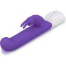 Фиолетовый вибромассажер для G-точки Come hither G-Spot Rabbit - 24,5 см.