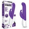 Фиолетовый вибромассажер для G-точки Come hither G-Spot Rabbit - 24,5 см.