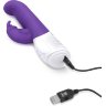 Фиолетовый вибромассажер для G-точки Come hither G-Spot Rabbit - 24,5 см.
