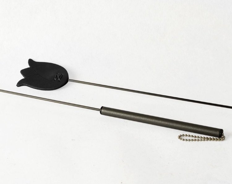 Черный стек Тюльпан - 60 см.