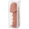 Насадка на фаллос с пузыриками, венками и ребристостью Extreme Sleeve 009 S-size - 12,7 см.