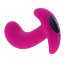 Розовый вибромассажёр простаты с пультом ДУ Hooking Up - 9,5 см. - Розовый вибромассажёр простаты с пультом ДУ Hooking Up - 9,5 см.