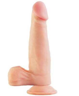 Телесный вибратор-реалистик REAL Standard - 18,5 см. Длина: 18.5 см. Диаметр: 4.5 см. Телесный вибратор-реалистик REAL Standard. На присоске. Из неоскина - киберкожи последнего поколения. Перезаряжаемый аккумулятор. Рабочая длина - 16 см. Страна: Россия. Материал: неоскин. Батарейки: встроенный аккумулятор.