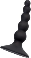 Черная анальная втулка Bootes - 10 см.
