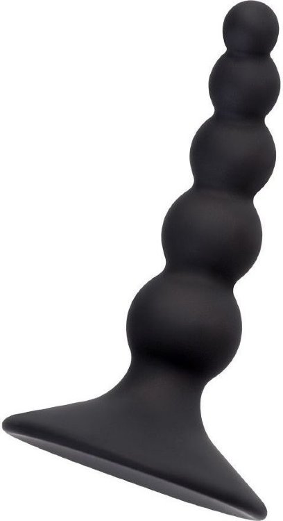 Черная анальная втулка Bootes - 10 см.