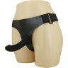 Страпон на эластичных ремнях Ultra Harness Les Dildo - 15 см.