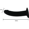 Страпон на эластичных ремнях Ultra Harness Les Dildo - 15 см.