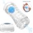 Прозрачный текстурированный мастурбатор Vacuum Cup Masturbator Planet - Прозрачный текстурированный мастурбатор Vacuum Cup Masturbator Planet