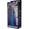 Голубая анальная елочка на присоскеAnal Beads With Suction Base - 21,6 см.