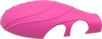 Розовая насадка на палец с вибрацией Bang Her Silicone G-Spot Finger Vibe