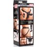 Черный полый страпон с вибрацией 2’’ Erection 28X Smooth Vibrating Silicone Penis Sheath