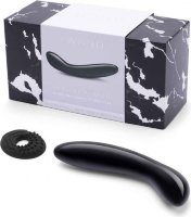 Массажер для G-точки Le Wand Crystal G-Wand из черного обсидиана