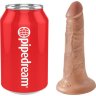 Анальный фаллоимитатор-мулат на присоске 5 Cock - 14 см.