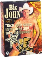 Надувная секс-кукла Big John с виброфаллосом