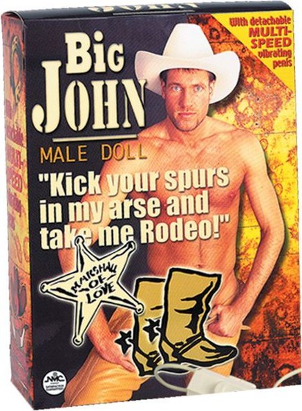 Надувная секс-кукла Big John с виброфаллосом