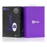 Фиолетовая анальная вибропробка с 3 источниками вибрации TRIO REMOTE CONTROL PLUG PURPLE - 13,5 см.