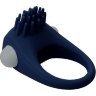 Синее эрекционное виброкольцо STIMU RING
