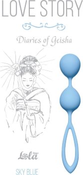 Голубые вагинальные шарики Diaries of a Geisha