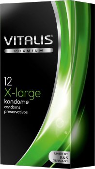 Презервативы увеличенного размера VITALIS PREMIUM x-large - 12 шт.