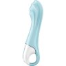 Голубой вибромассажер Air Pump Vibrator 5+ - 21 см.