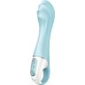Голубой вибромассажер Air Pump Vibrator 5+ - 21 см.