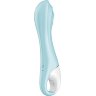 Голубой вибромассажер Air Pump Vibrator 5+ - 21 см.