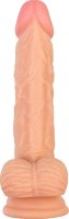 Телесный фаллоимитатор Baz - 19 см.