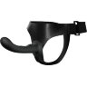 Страпон с изогнутой головкой Ultra Harness Curvy Dildo - 15,8 см.