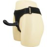 Страпон с изогнутой головкой Ultra Harness Curvy Dildo - 15,8 см.