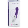 Фиолетовый вибратор Mystim Al Punto - 25 см.