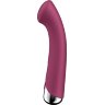 Сливовый вибратор для G-точки Spinning G-Spot 1 - 17 см.