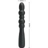 Черный гнущийся вибратор Monroe - 18,5 см.