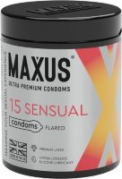 Анатомические презервативы MAXUS Sensual - 15 шт.