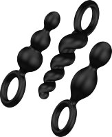 Набор чёрных анальных цепочек Satisfyer Booty Call