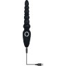 Черная анальная виброелочка Magic Stick - 22,6 см.
