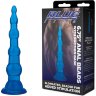 Голубая анальная елочка на присоске Anal Beads With Suction Base - 17,1 см.