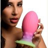 Розовая пробка-яйцо XL Xeno Egg - 17,6 см.