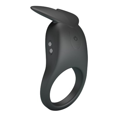 Черное перезаряжаемое виброкольцо Carlton  Цена 3 323 руб. Длина: 8.8 см. Эрекционное кольцо с вибрацией для усиления удовольствия вдвоём. Оснащено мощным мотором с 10 режимами вибрации и удобной магнитной зарядкой. Уникальный дизайн с «ушками кролика» обеспечивает точечную клиторальную стимуляцию, усиливая ощущения партнёрши. Идеально подходит для соло- и парной игры, добавляя новые уровни интимности и ярких эмоций. Ширина - 3,8 см. Страна: Китай. Материал: силикон. Батарейки: встроенный аккумулятор.